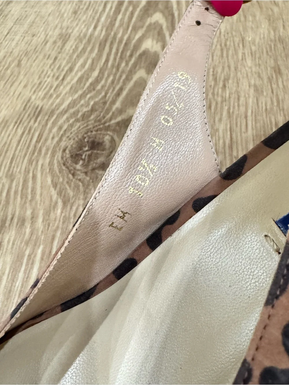 Stuart Weitzman Leopard Print Cork Wedge Slingback Sandals NWOT Women’s 10.5M
